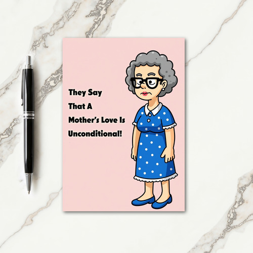Skeptical Mothers Love Day Card