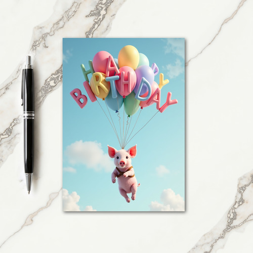 Sky Adventure Birthday Card