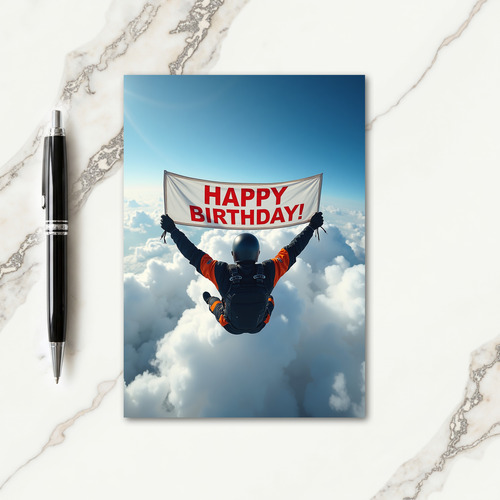 Sky Adventurer Birthday Card