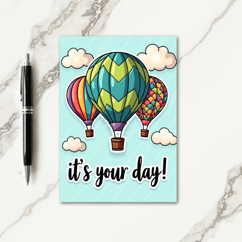 Sky Ascent Birthday Card