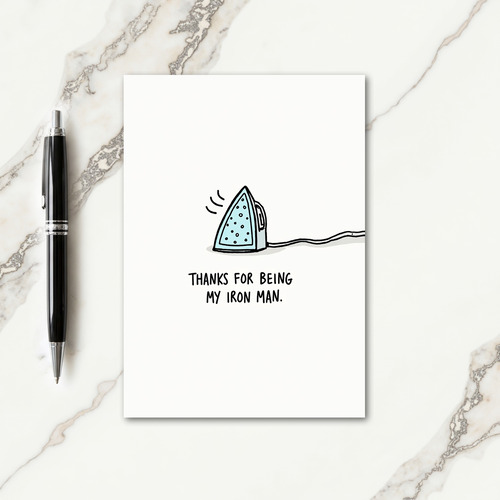 Sky Blue Appliance Fathers Day Card