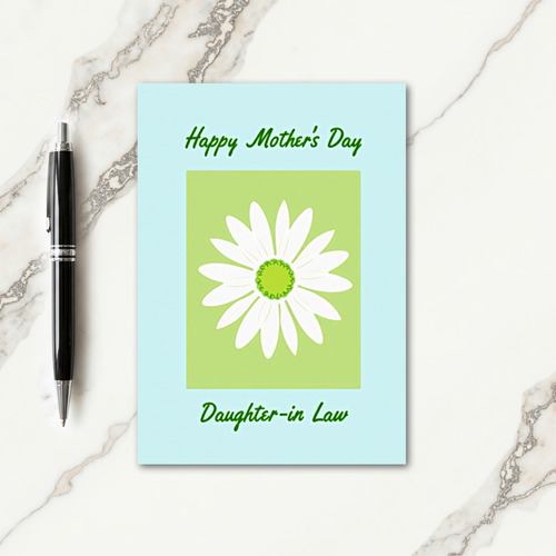 Sky Blue Mothers Day Design Card