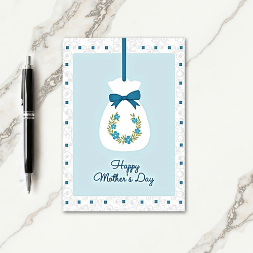 Sky Blue Mothers Day Gift Card