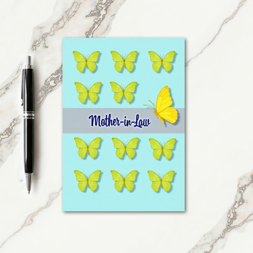 Sky Blue Mothers Day Insect Card