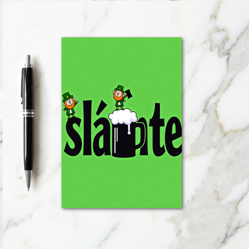 Slainte Irish Cheers Fun Card