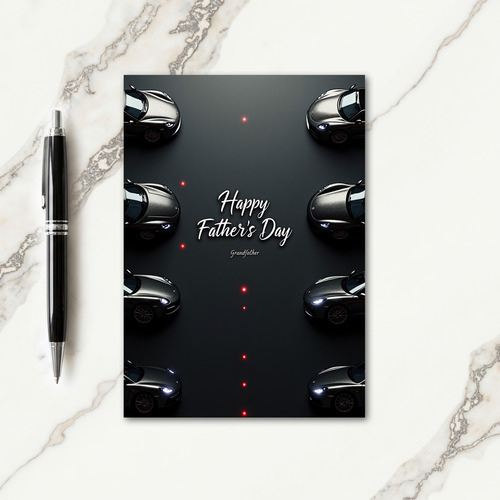 Sleek Roadster Fathers Day Card