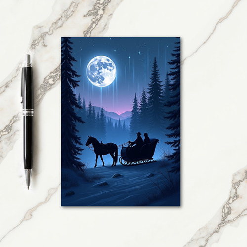 Sleigh Ride Christmas Card