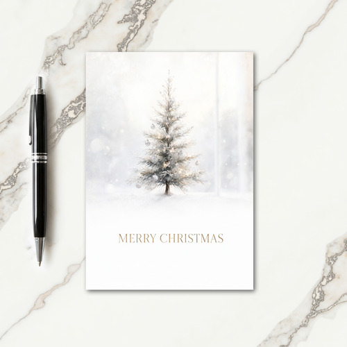 Slim Christmas Tree Card