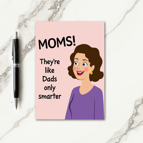 Smart Moms Illustration Card