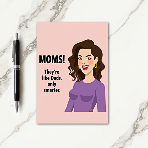 Smarter Moms Illustration Card