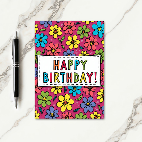 Smiling Blooms Card