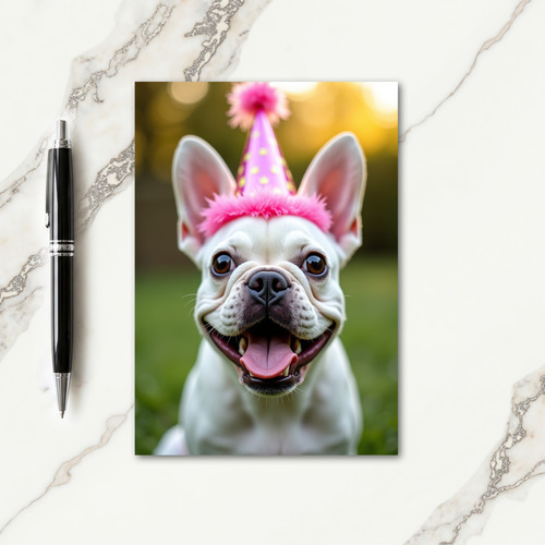 Smiling Canine Party Card