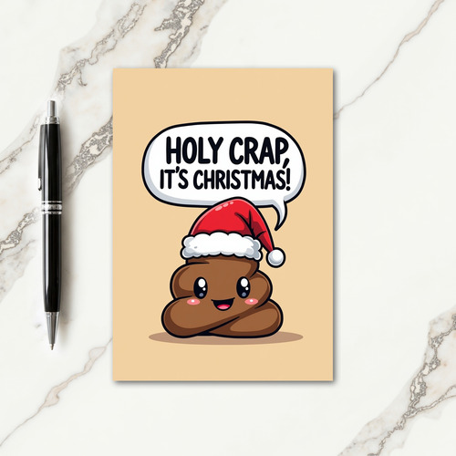 Holy Crap Holiday Card