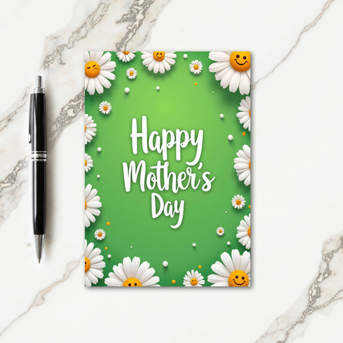 Smiling Daisies Mothers Day Card