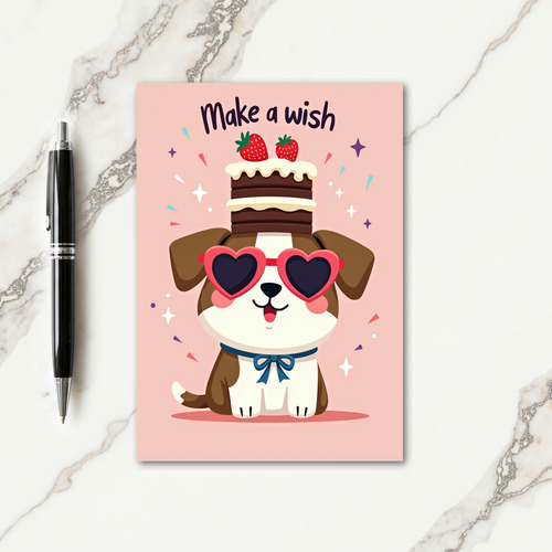 Smiling Doggy Birthday Card