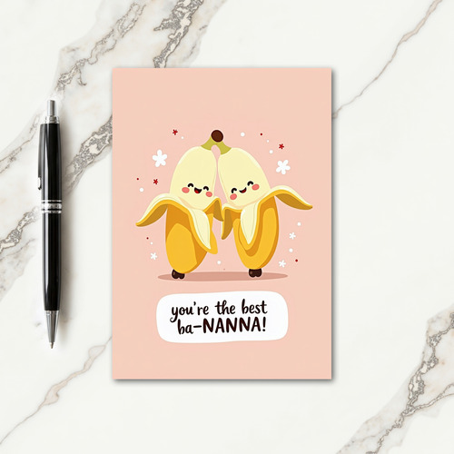 Smiling Fruit Birthday Card