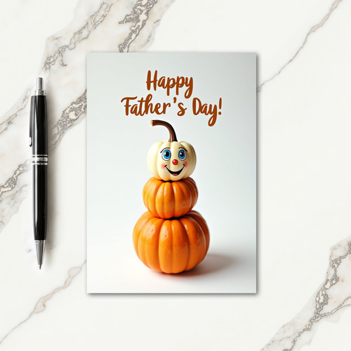 Smiling Gourd Fathers Day Card