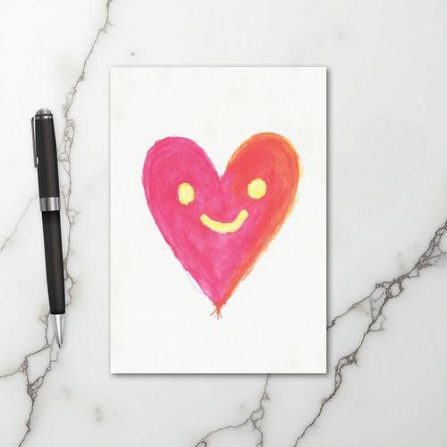 Smiling Heart Love Card