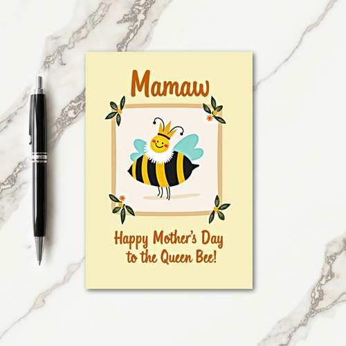 Smiling Insect Mother Card