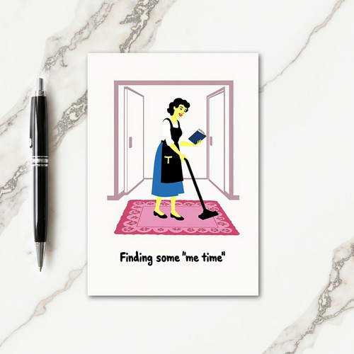 Smiling Mom Illustration Card