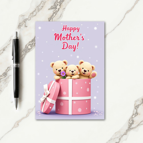 Smiling Plush Mothers Day Card