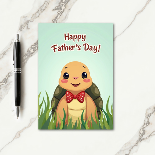 Smiling Reptile Fathers Day Card