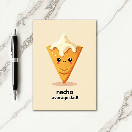 Smiling Snack Fathers Day Card