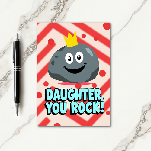 Smiling Stone Mothers Day Card