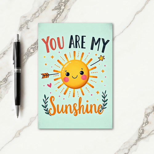Smiling Sun Birthday Card