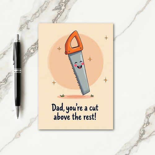 Smiling Tool Fathers Day Card