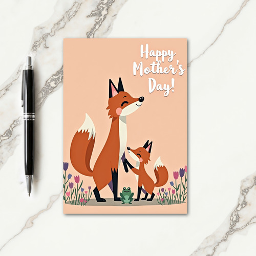 Smiling Tulip Mothers Day Card