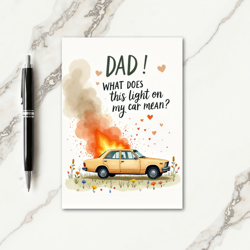 Smoke Sweet Fathers Day Card