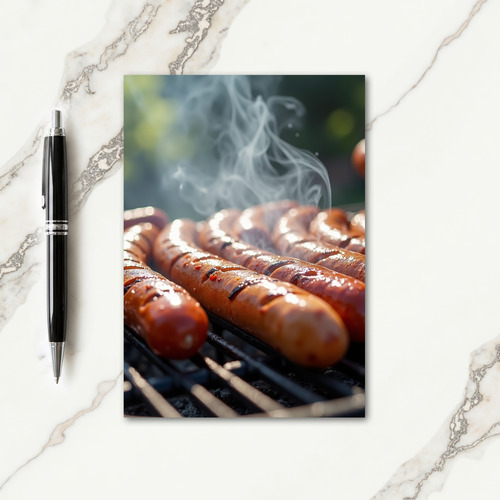 Smoked Bbq Fathers Day Card
