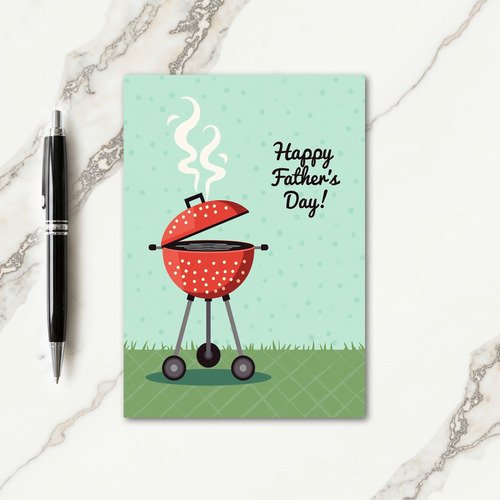 Smoky Fathers Day Scene Card
