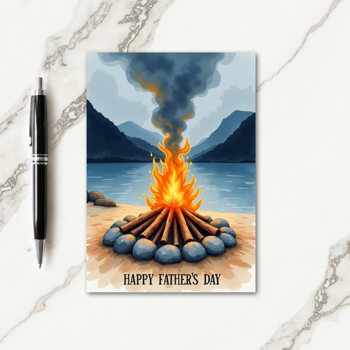 Smoky Mountains Fathers Day Card