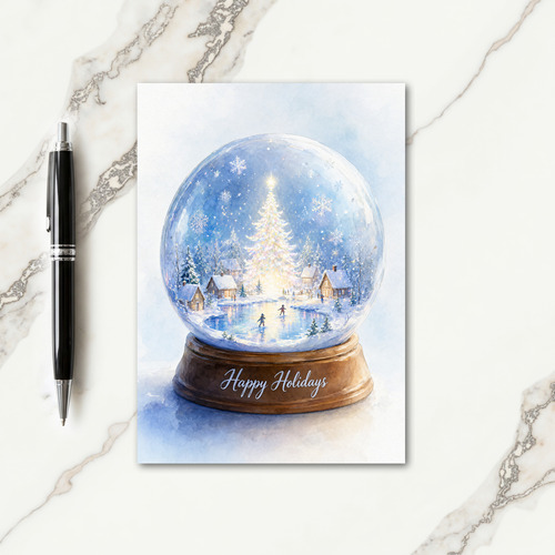 Snow Globe Card