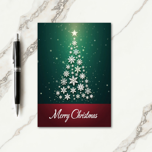 Snowflake Christmas Card