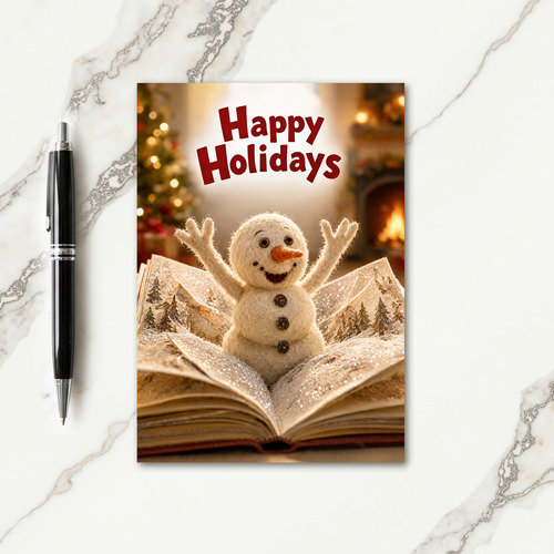 Snowman Pop Up Card
