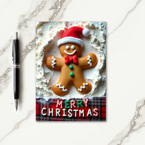 Snowy Cookie Holiday Card