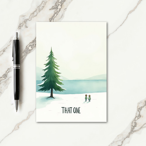 Funny That One Evergreen Card