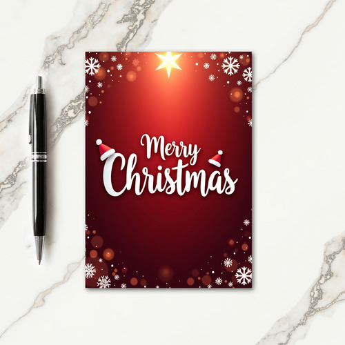Snowy Festive Christmas Card