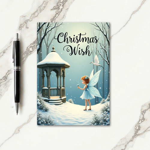 Snowy Gazebo Christmas Card