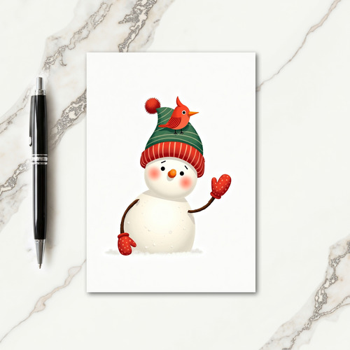 Snowy Whimsy Christmas Card