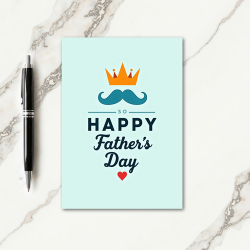 So Happy Fathers Day Card