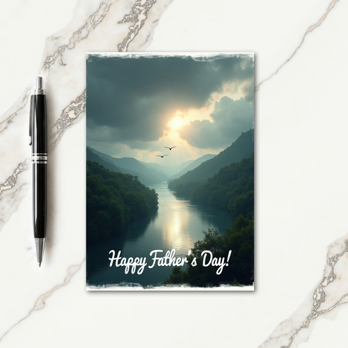 Soaring Birds Fathers Day Card