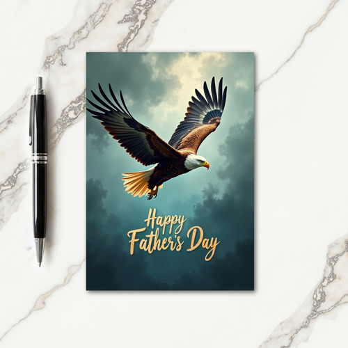 Soaring Eagle Fathers Day Card