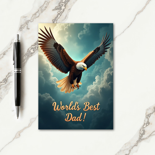 Soaring Fathers Day Art Card