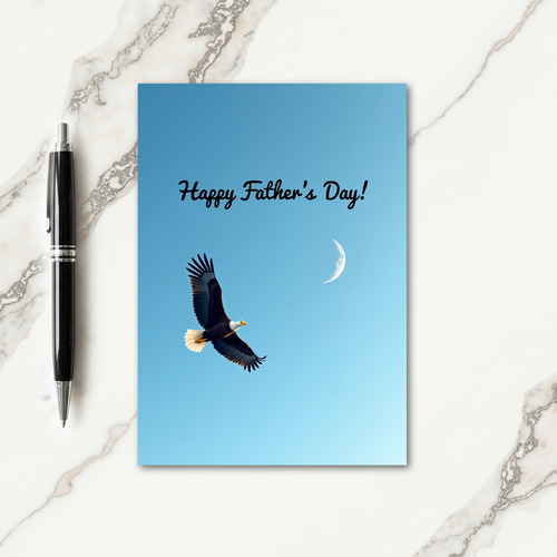 Soaring Fathers Day Image Card