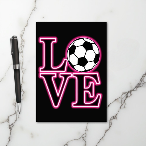 Soccer Love Card