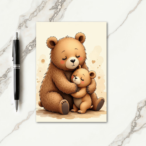 Soft Cocoa Mothers Day Card